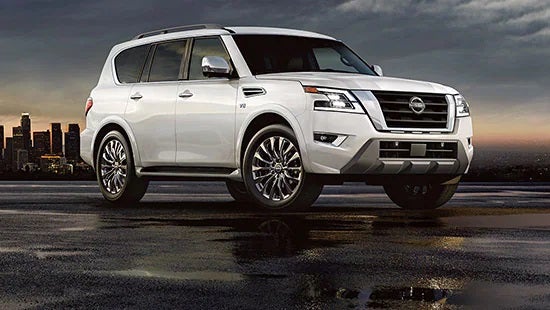 2023 Nissan Armada new 22-inch 14-spoke aluminum-alloy wheels. | Romeo Nissan in Kingston NY