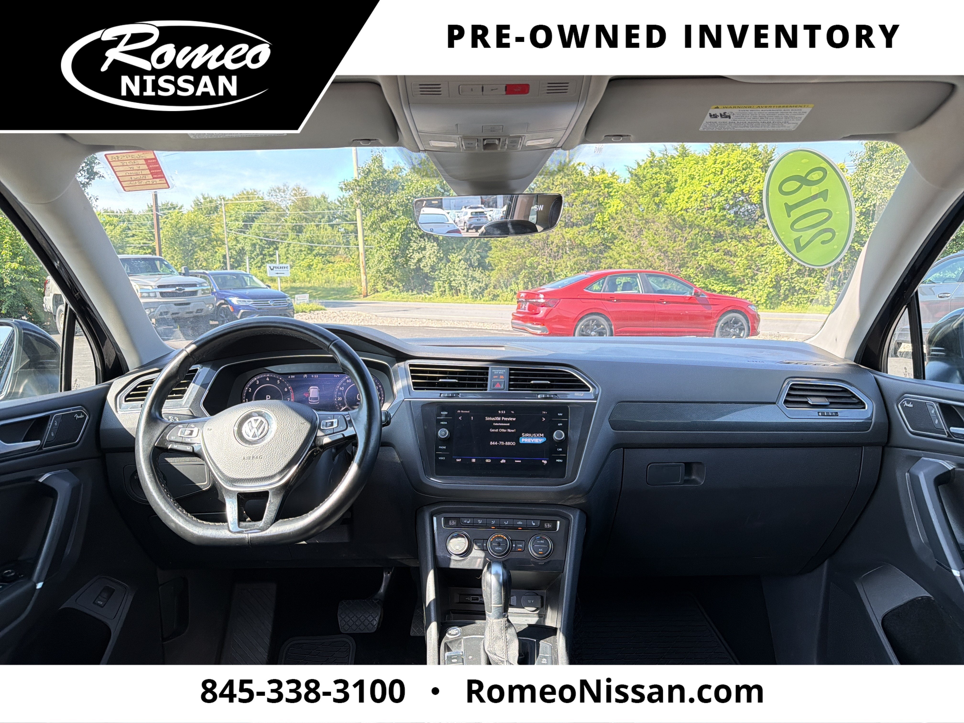 2018 Volkswagen Tiguan 2.0T SEL Premium 4Motion
