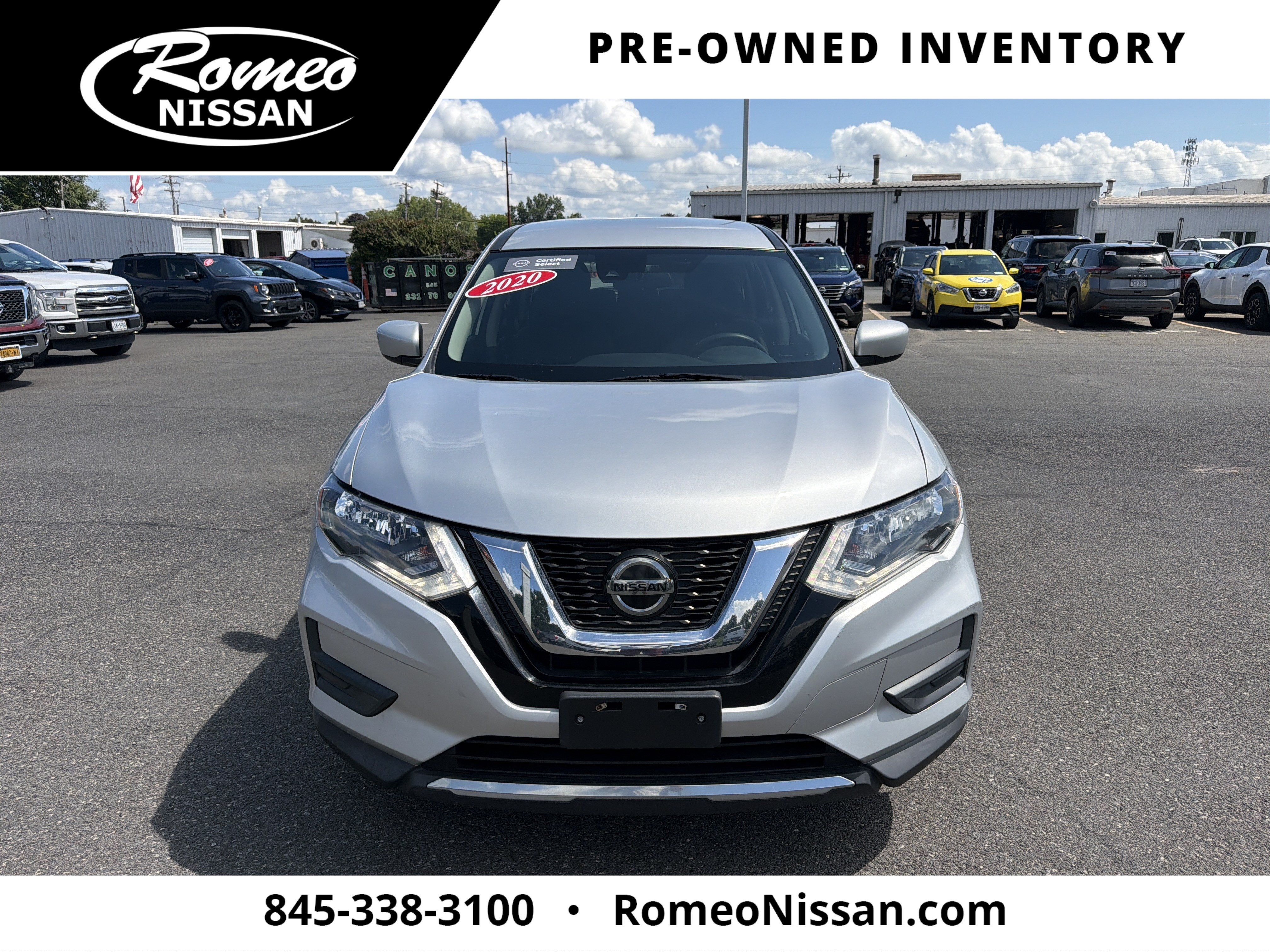 Certified 2020 Nissan Rogue S with VIN 5N1AT2MV8LC720433 for sale in Kingston, NY
