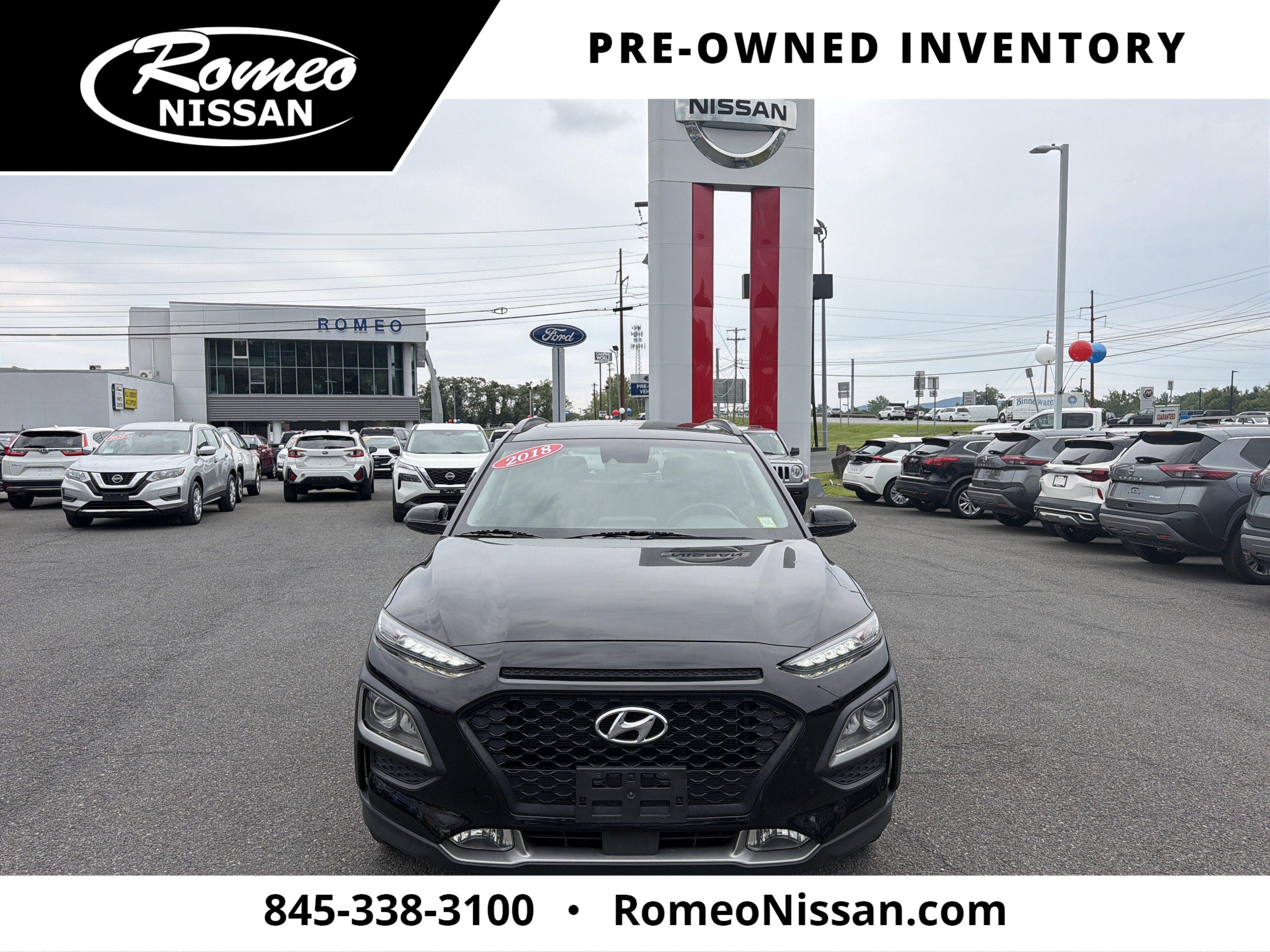 Used 2018 Hyundai Kona SEL with VIN KM8K6CAA7JU150693 for sale in Kingston, NY