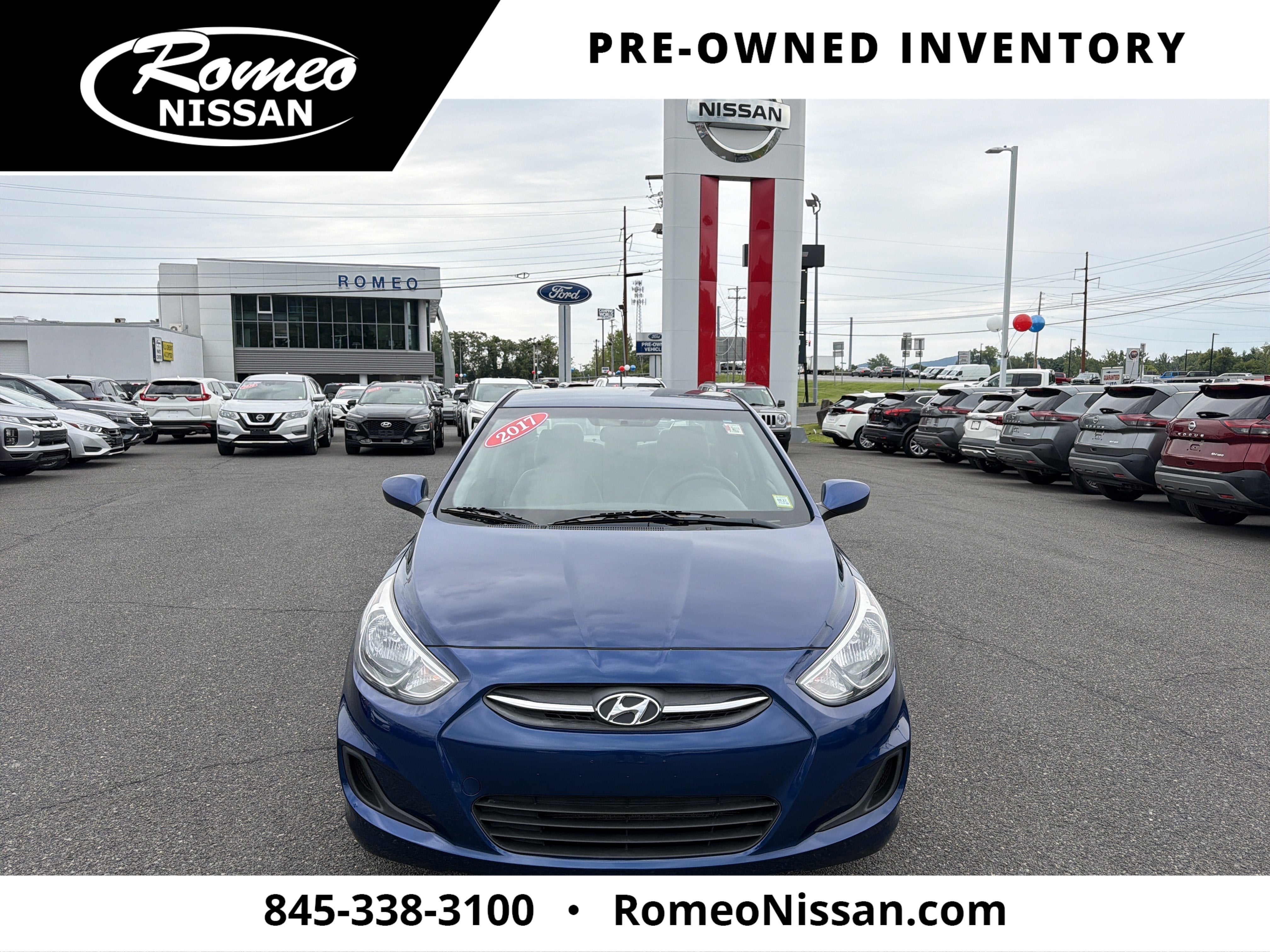 Used 2017 Hyundai Accent Value Edition with VIN KMHCT4AE9HU271998 for sale in Kingston, NY