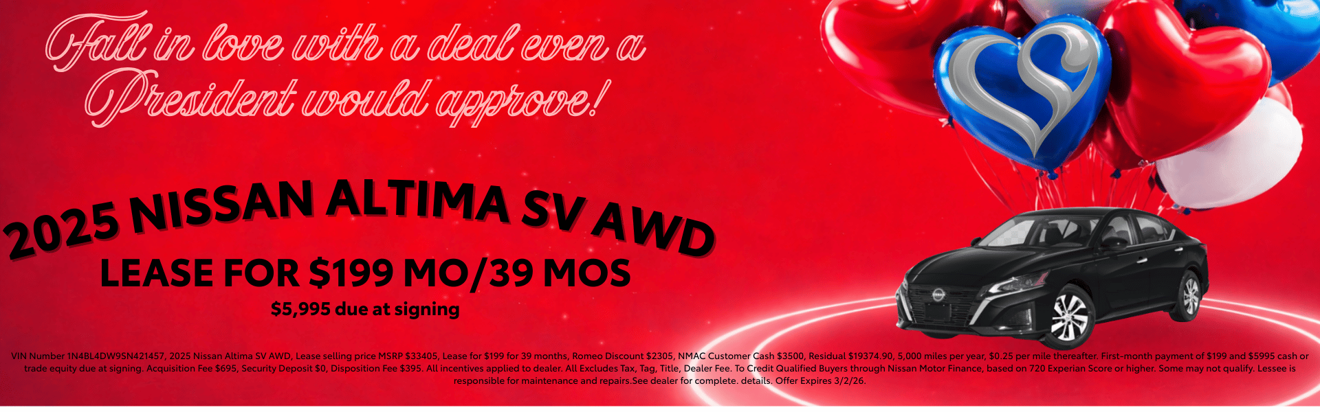 2025 Nissan Altima SV AWD