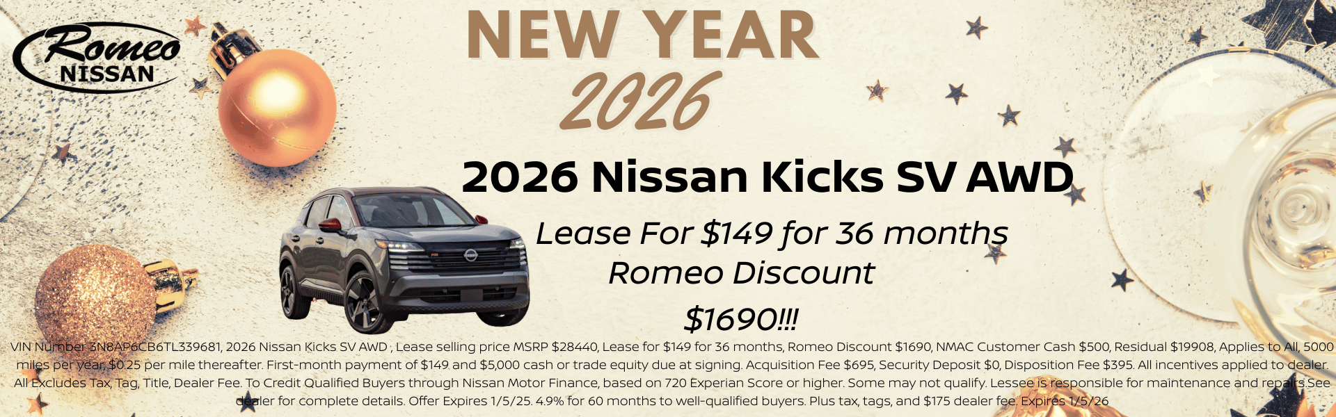 2026 Nissan Kicks SV AWD