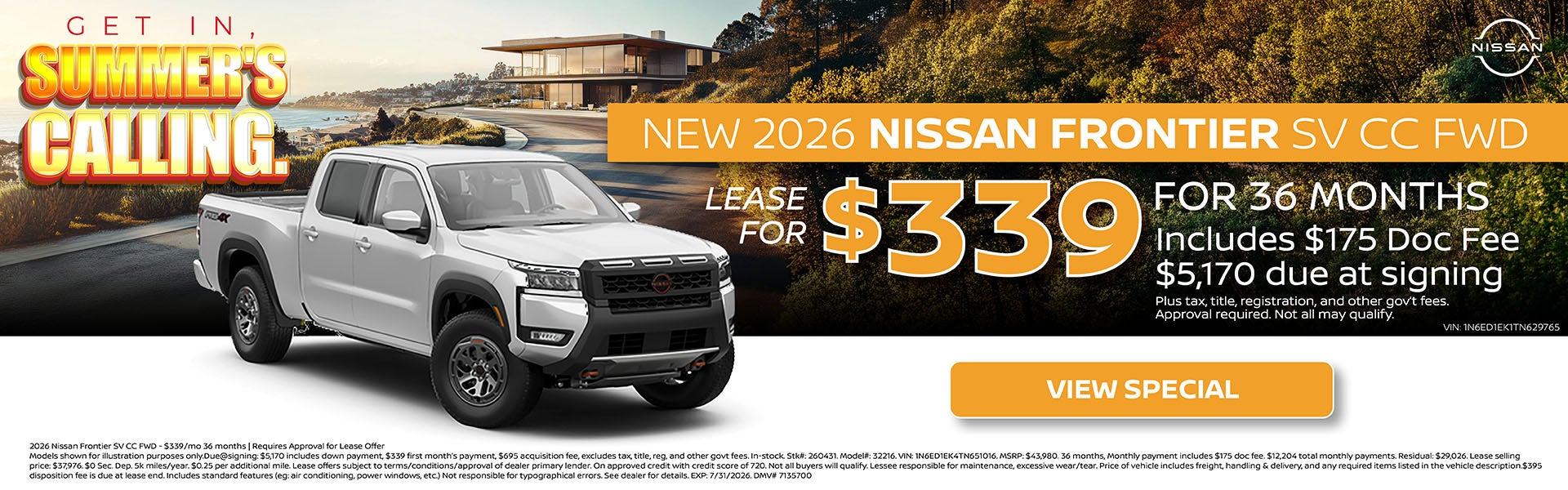 2026 Nissan Frontier