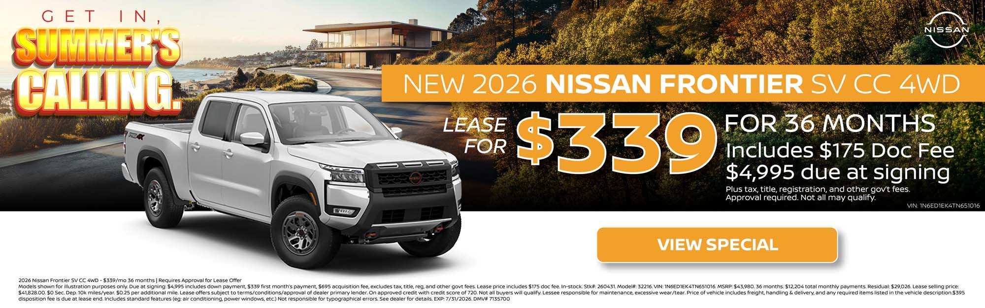 2026 Nissan Frontier