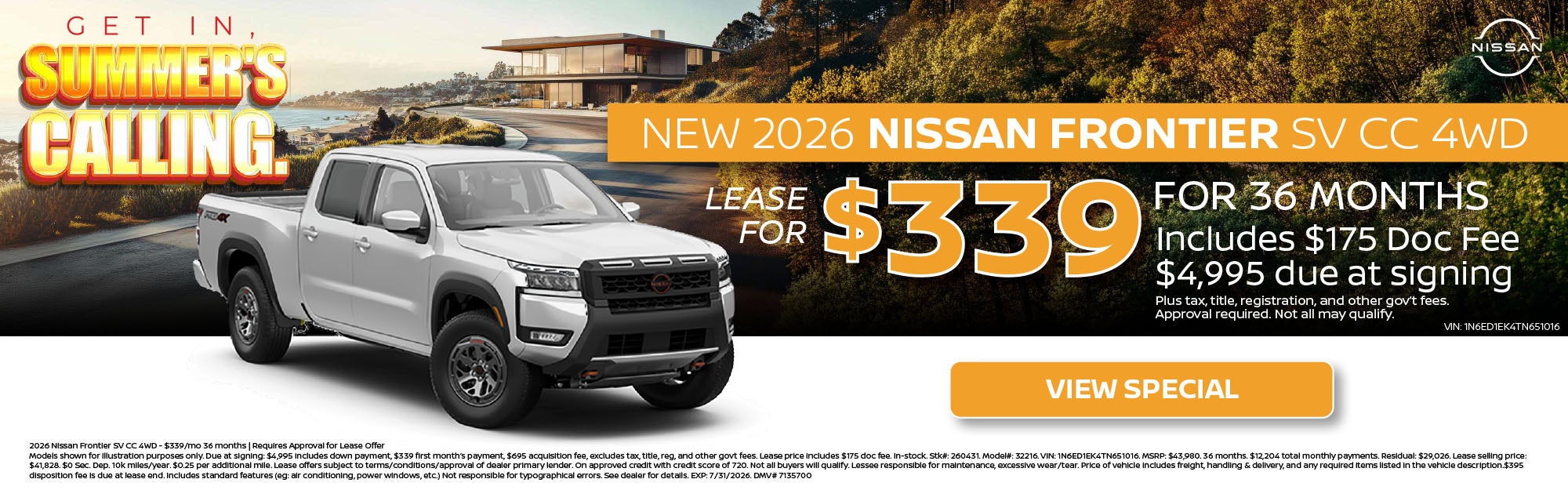 2026 Nissan Frontier