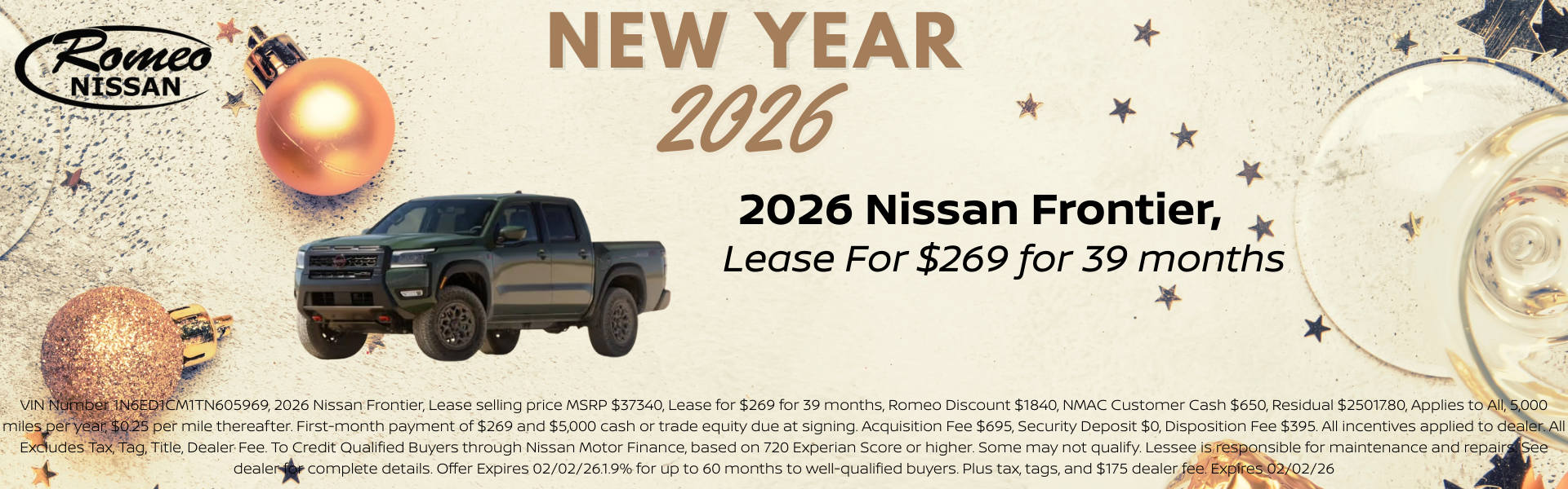 2026 NISSAN FRONTIER