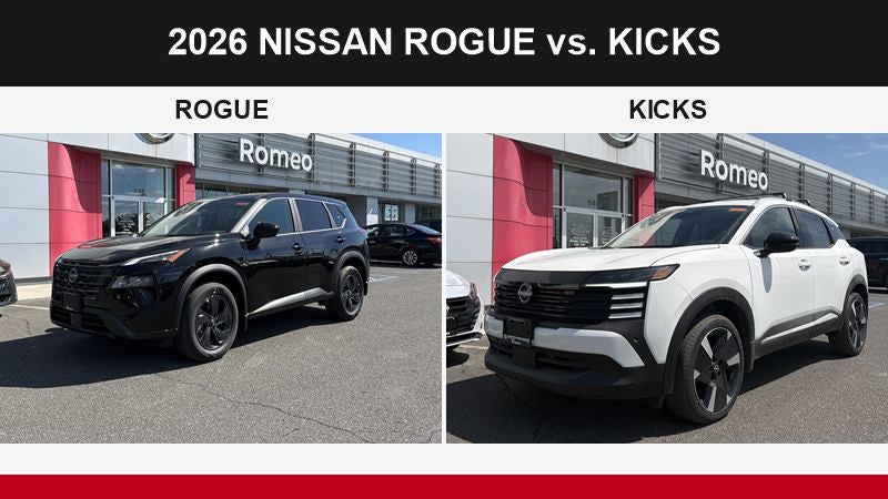2026 Nissan Rogue and 2026 Nissan Kicks at Romeo Nissan in Kingston NY