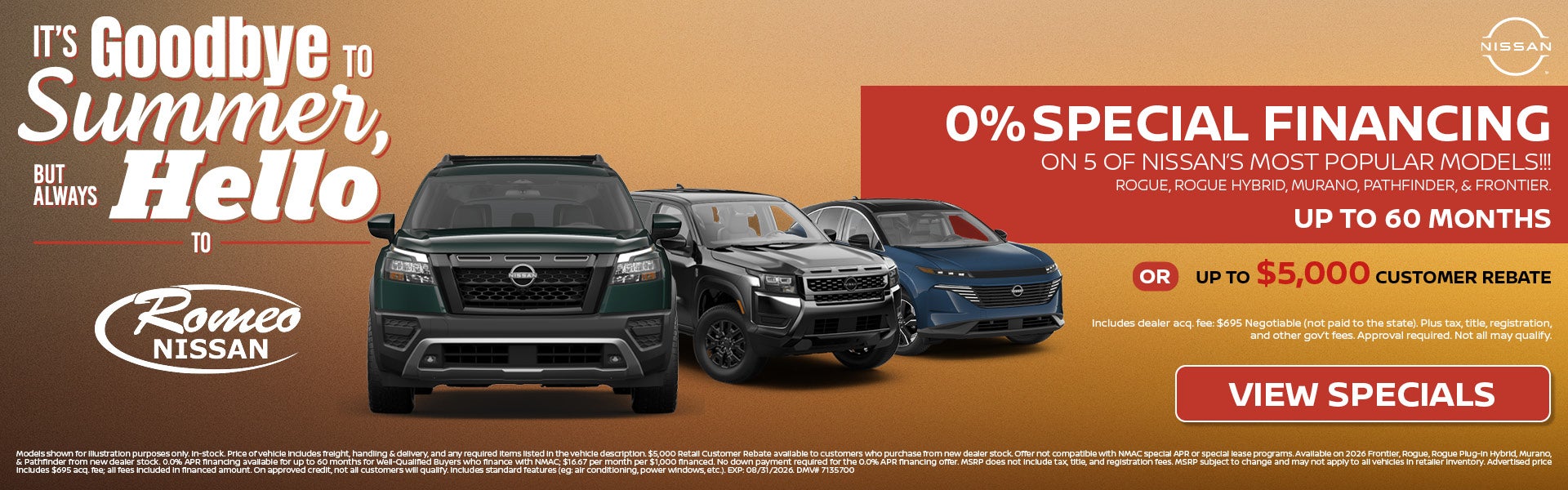 0% Financing