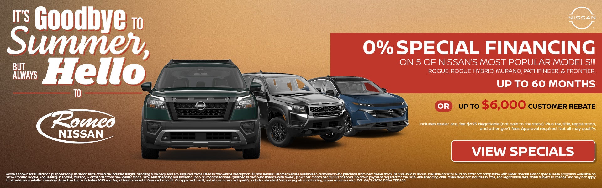 0% Financing